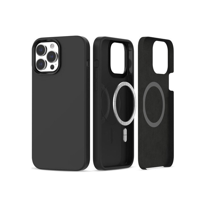 CASE SILICON MAGSAFE IPHONE 12 PRO BLACK