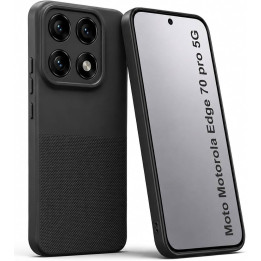 CASE SILICON MOTO EDGE 70 PRO BLACK