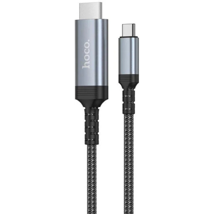 KABEL HOCO TYP-C DO HDMI 4K 30HZ 2M GRAY