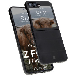 CASE BIZON TUR SAM GALAXY Z FLIP 7 FE 6 BLACK