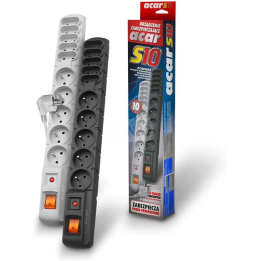 LISTWA ZABEZPIECZAJACA ACAR 10-GNIAZD 3M