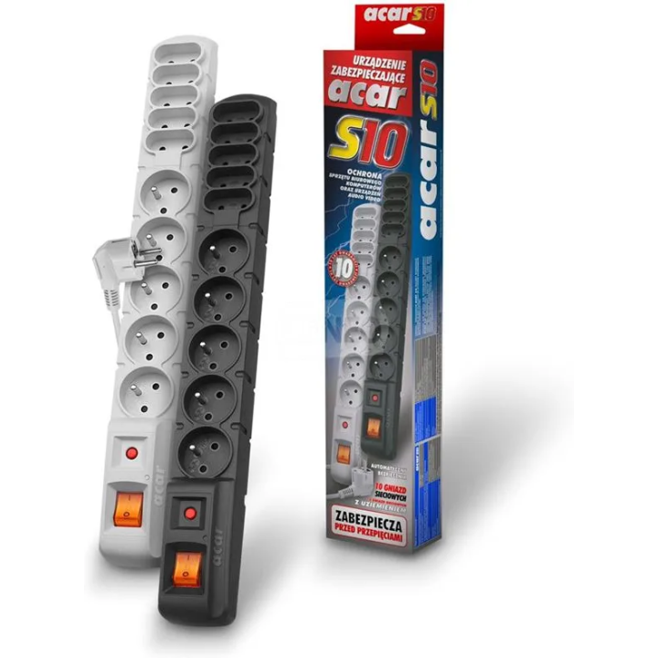 LISTWA ZABEZPIECZAJACA ACAR 10-GNIAZD 3M