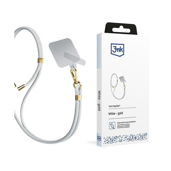 ZAWIESZKA 3MK EASYCLIP WHITE