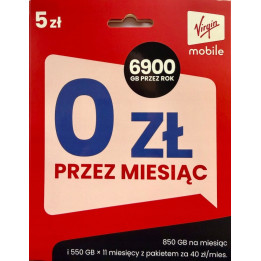 STARTER VIRGIN MOBILE 5ZŁ