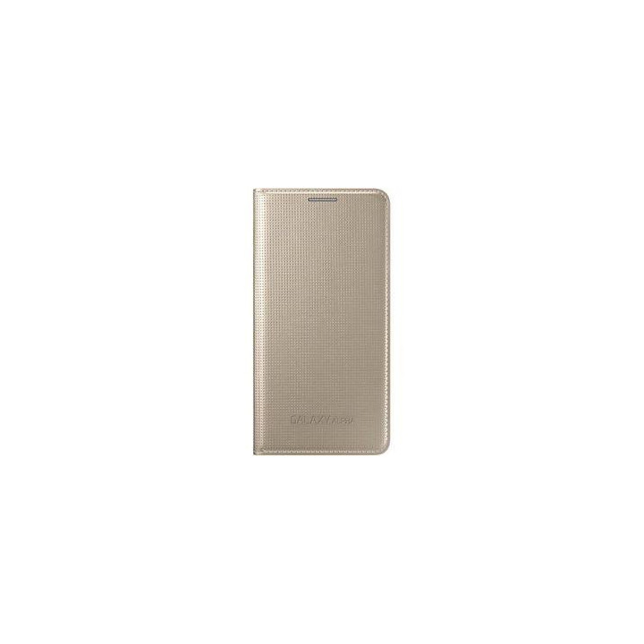 ETUI FLIP COVER ORYG SAM GALAXY ALPHA GOLD