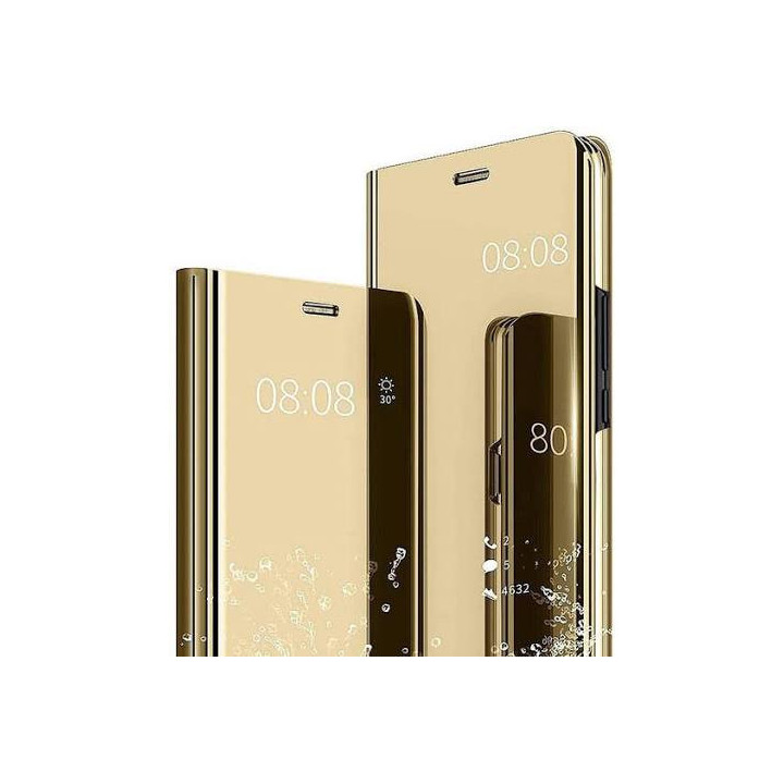 FLIP CLEAR WALLET SAM GALAXY S6 GOLD