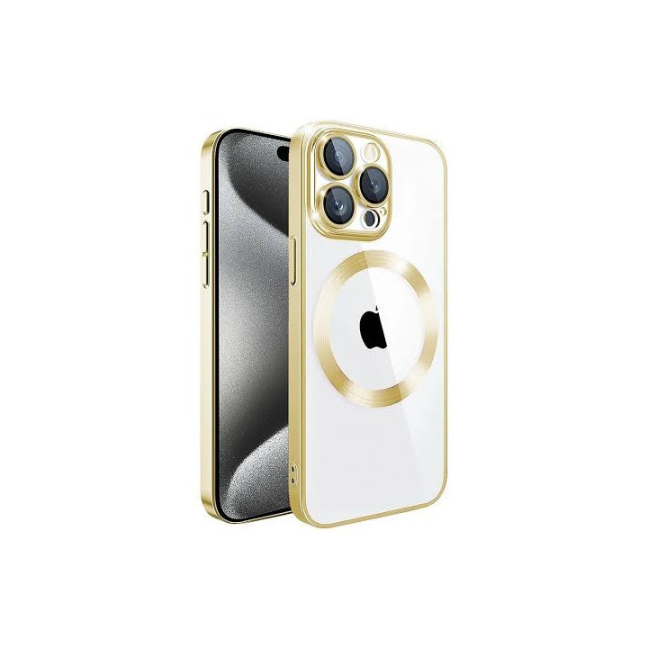 CASE GOLDEN MAGSAFE IPHONE 15 WHITE