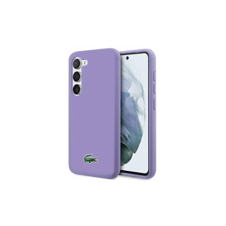 CASE LACOSTE SILICON SAM GALAXY S23 PURPLE