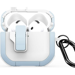 CASE DUCIS PECL APPLE AIRPODS 4 WHITE-BLUE