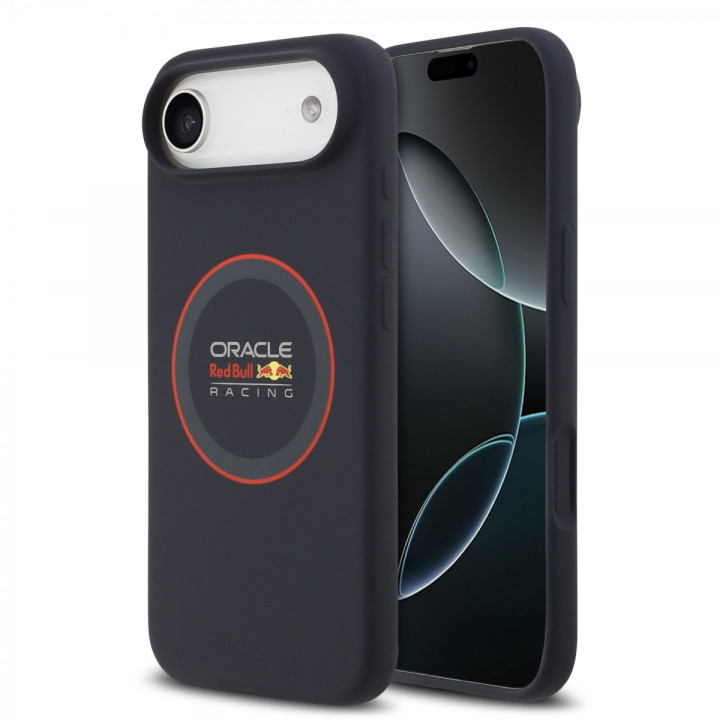RED BULL SILICON LOGO RED LINING IPHONE 16 BLUE