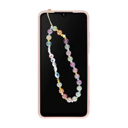 ZAWIESZKA DO TELEFONU TECH STRAP BABY PINK GOLD