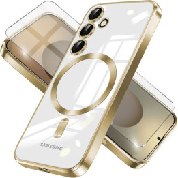 CASE GOLDEN MAGSAFE SAM GALAXY S25 WHITE