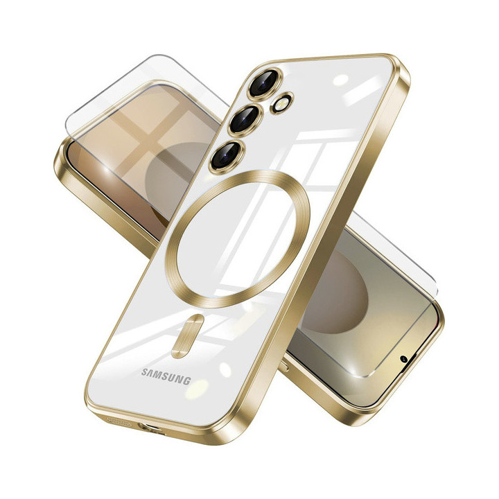 CASE GOLDEN MAGSAFE SAM GALAXY S25 WHITE