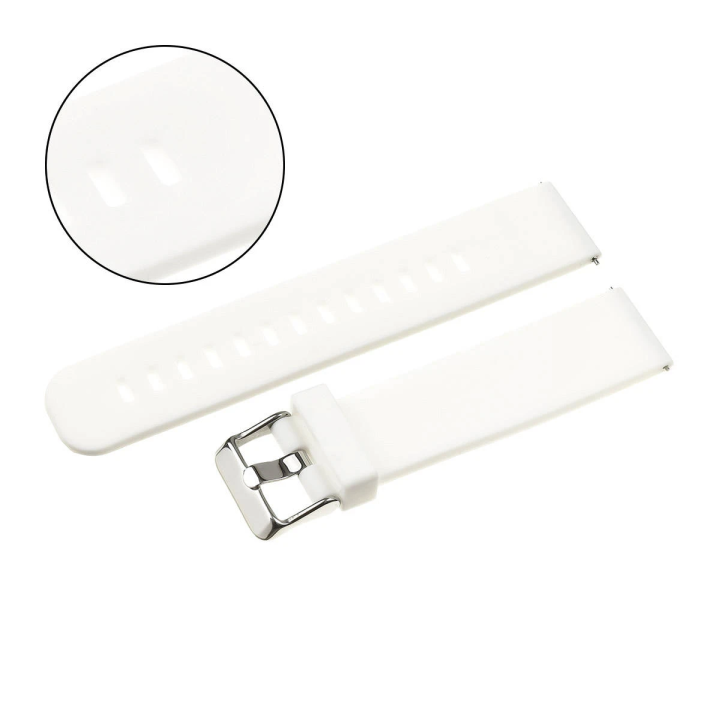 PASEK UNIVERSALNY DO ZEGARKA 22MM WHITE