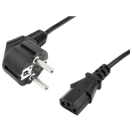KABEL ZASILAJACY ACCURA SCHUKO C13 1,8M BLACK