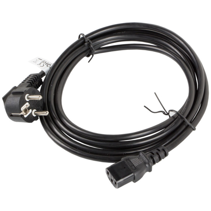 KABEL LANBERG ZASILAJACY SCHUKO C13 3M