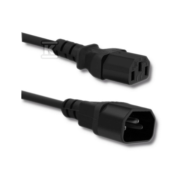 KABEL LANBERG ZASILAJACY C13-C14 1,8M 