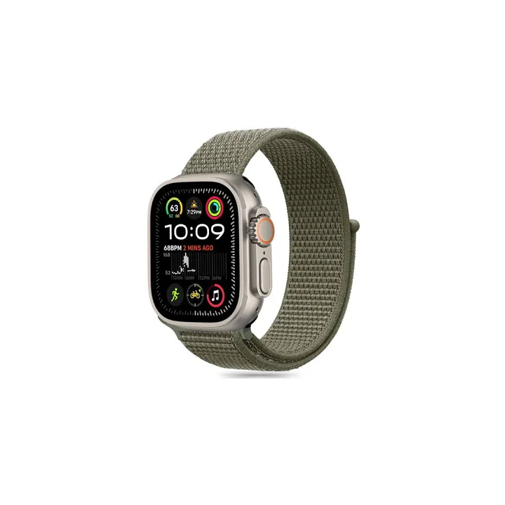 PASEK TECH NYLONMAG APPLE WATCH 42 44 45 49 OLIVE