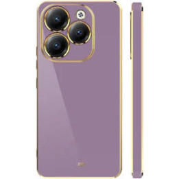 CASE GLAMOUR INFINIX SMART 8 PURPLE