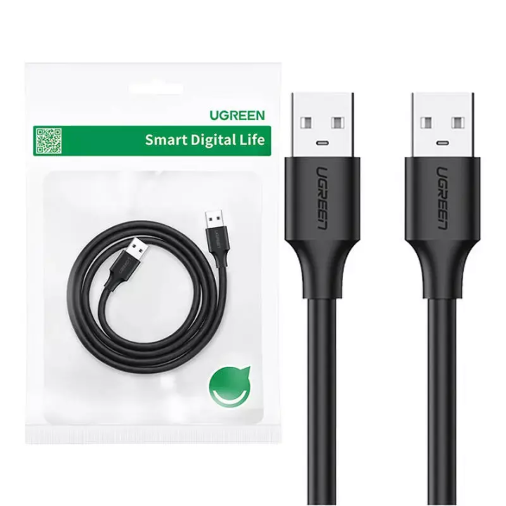 KABEL UGREEN USB-A DO USB-A 1M BLACK