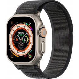 PASEK DUCIS YJ APPLE WATCH 42/44/45/49 GRAY BLACK