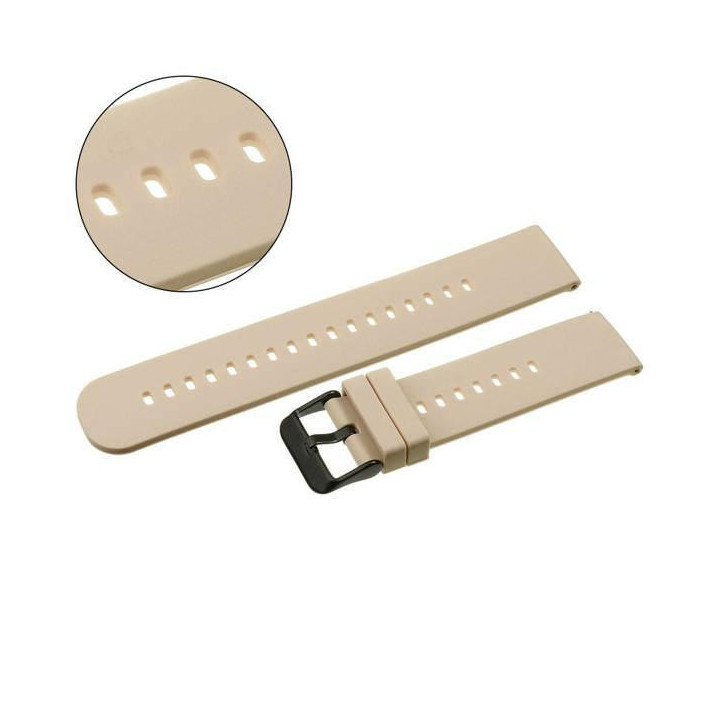 PASEK SILICON UNIVWERSLANY 20MM BEZOWY
