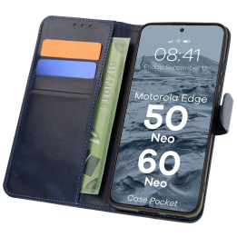 FLIP BOOK NEXERI MOTO EDGE 50 NEO 60 NEO BLUE