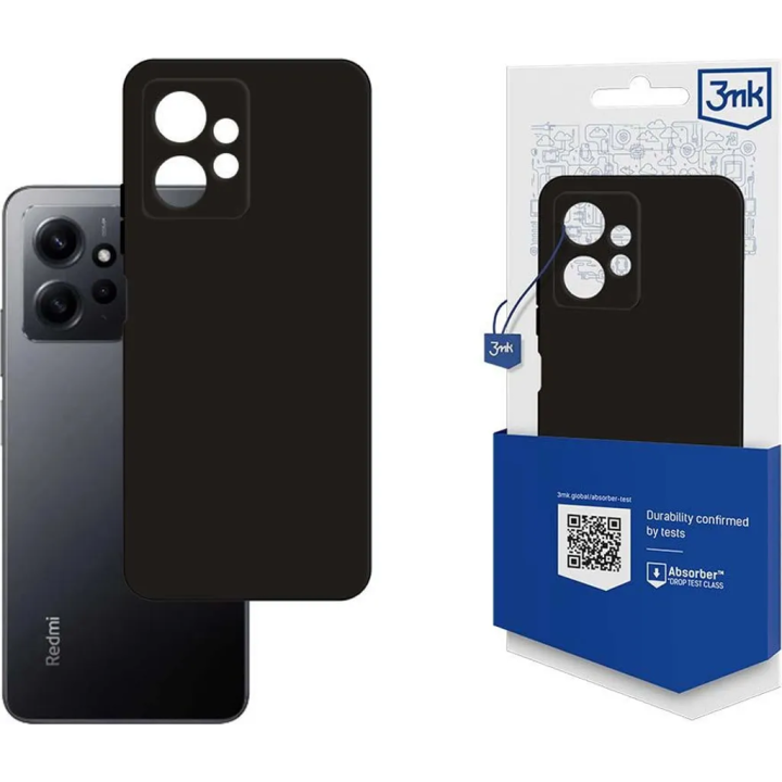 3MK MATT CASE XIAOMI REDMI NOTE 12 4G BLACK