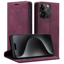 FLIP BOOK WALLET TECH IPHONE 15 PRO BORDO 