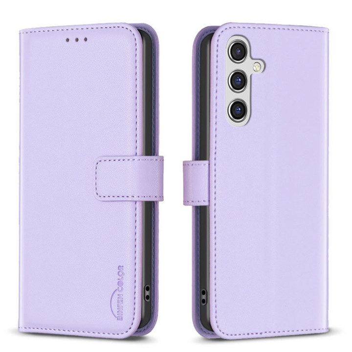FLIP BOOK SAM GALAXY A15 GLITTER PURPLE