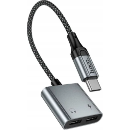 ADAPTER HOCO USB-C DO 2XUSB-C 10W UPA34A