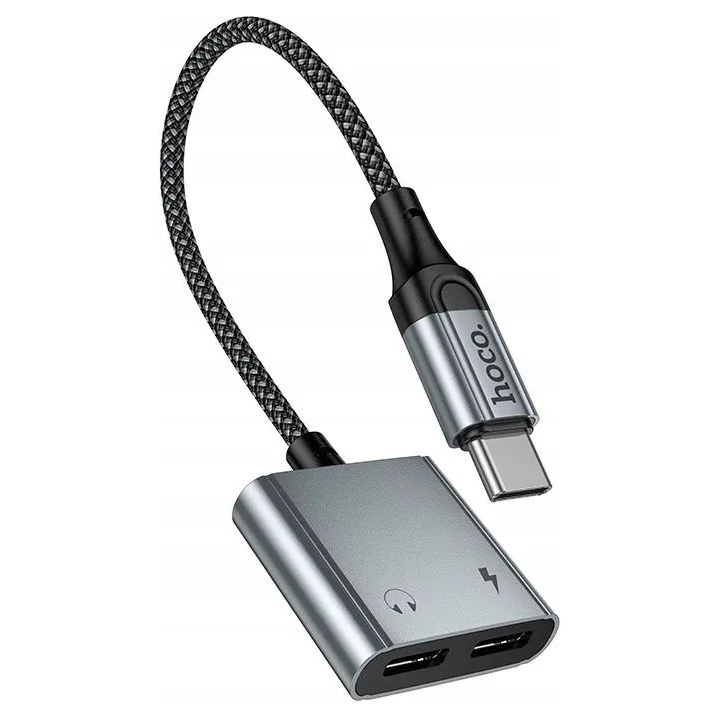 ADAPTER HOCO USB-C DO 2XUSB-C 10W UPA34A