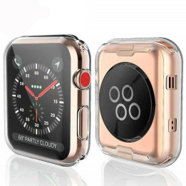 CASE SILICON APPLE WATCH SE 40MM CLEAR