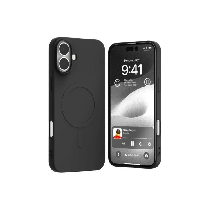 MERCURY SEMI-SILICON MAGSAFE IPHONE 16 PLUS BLACK