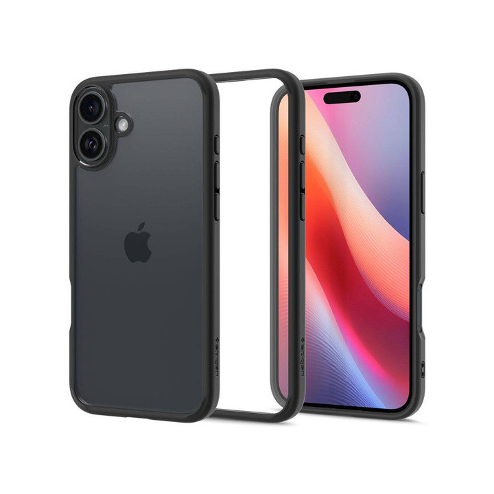 SPIGEN ULTRA HYBRID IPHONE 16 PLUS BLACK