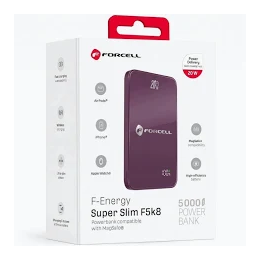 POWERBANK FORCELL 5000MAH MAG SUPERSLIM 15W BORDO