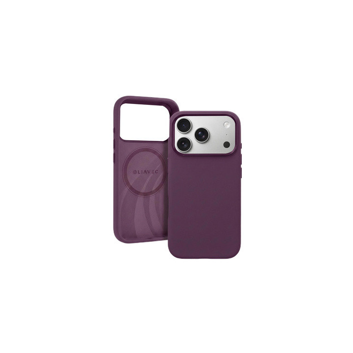 CASE LIAVEC SILK SH IPHONE 17 PRO 18 PRO MAX BORDO