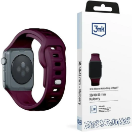 PASEK SILICON APPLE WATCH 38 40 41 42 MULBERRY