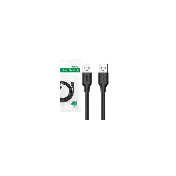 PRZEDŁUŻACZ KABLA UGREEN USB-A DO USB-A 0,5M BLACK