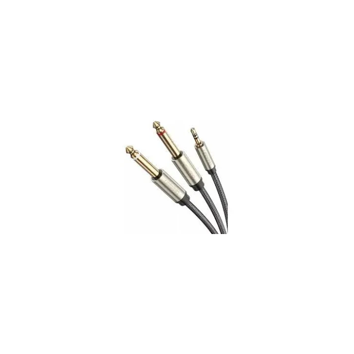 KABEL UGREEN AUDIO JACK 3,5MM NA 2XJACK 6,5MM 2M