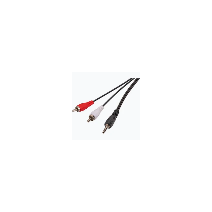 KABEL AUIDO 2W1 JACK NA 2XJACK 3,5MM