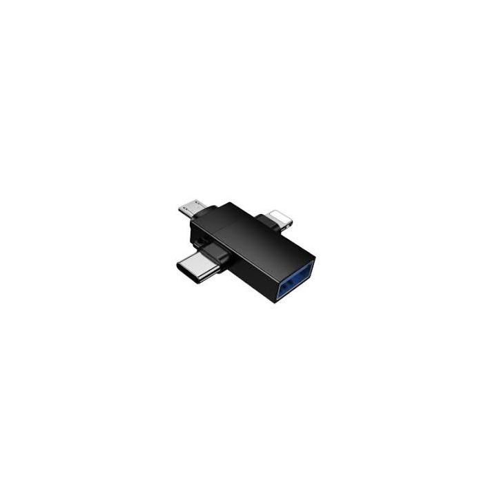 ADAPTER USB-A NA MICRO LIGHTNING I USB-C