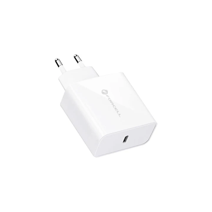 KOSTKA ŁAD SIEC FORCELL USB-C 65W WHITE