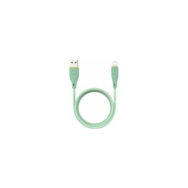 KABEL USB-A DO LIGHTNING 1M GREEN