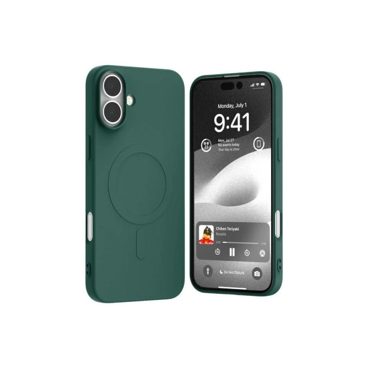 MERCURY SEMI-SILICON MAGSAFE IPHONE 16 PLUS GREEN