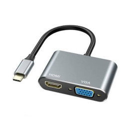 ADAPTER USB-C DO HDMI I VGA 4K