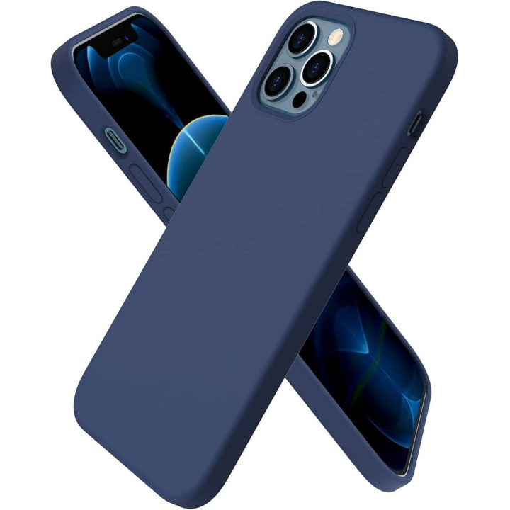 CASE SILICON IPHONE 12 12 PRO BLUE