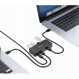 SWITCH SILVER MONKEY BOX HUB 4XUSB+USB-C 2XKOMP