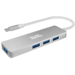 ADAPTER HUB SILVER MONKEY USB-C 4XUSB
