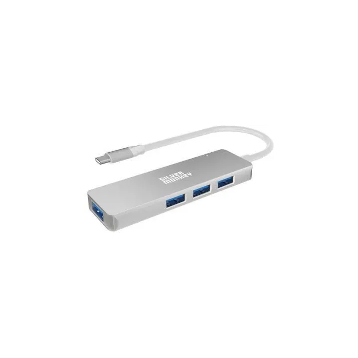 ADAPTER HUB SILVER MONKEY USB-C 4XUSB